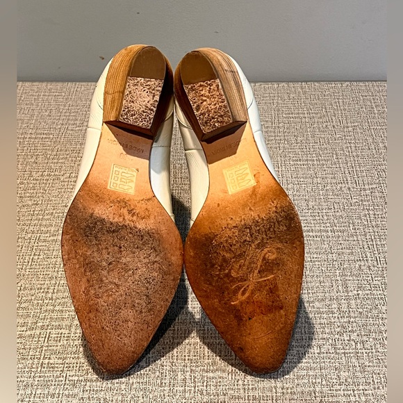 FREE PEOPLE New Frontier Chelsea Boots in Ivory patent leather 39 - Picture 7 of 8